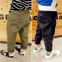 Boys' Spring/Autumn Cargo Pants - Casual Trousers for Kids' Clothing