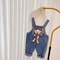 Boys' Denim Overalls - Casual Long Trousers for Kids (S13025)