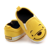 Cute Cartoon Canvas Baby Shoes for Boys and Girls - Soft Soled Moccasins for First Walkers, Non-Slip Sneakers for Toddlers and Infants