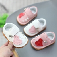 Squeaky Toddler Shoes with Bells - Cute Girls Moccasins (F05264)