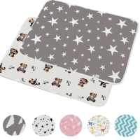 Reusable Waterproof Baby Changing Pad, Soft Urine Absorbent Mat for Boys, Washable Mattress, 70cm x 50cm