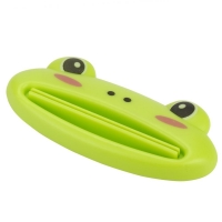 Soft Silicone Frog-shaped Baby Toothpaste and Teether for Infant Training and Weaning