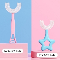 U-Shape Children's Toothbrush (2-12 Years) - 360° Thorough Cleaning, Gentle for Infants and Babies, Promotes Oral Health