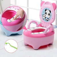 Cute Panda Baby Potty Seat - Soft for Boys & Girls (0-6 years) - Infant Training Toilet Seat