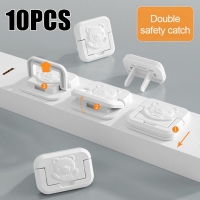 10pcs Child Electric Socket Covers - Anti-Electric Shock Protection for Infants and Children.