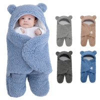 Soft Baby Sleeping Bag - Infant Boys and Girls Ultra-Fluffy Fleece Wrap
