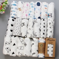 Soft 100% Cotton Muslin Blanket for Baby - 120x120cm