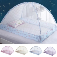 Foldable Baby Mosquito Net Bed Dome with Portable Bedding and Play Tent - Easy Installation for Children's Protection Against Mosquitoes.