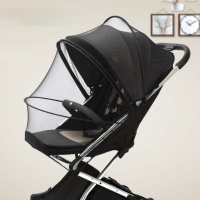 Mesh Mosquito Net for Baby Strollers with Zipper Fly Protection