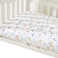 140x70cm Baby Jersey Knit Cotton Fitted Sheet Set for Crib and Toddler Bed