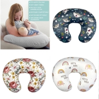 Soft Minky Nursing Pillow Cover for Newborns - Snug Fit and Breastfeeding Support
