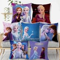 Frozen Elsa Pillow Cover for Children and Baby Girls - 40x40cm Decorative Cushion Case
