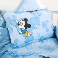 Mickey Minnie Couple Pillow Cover - 30x50cm Decorative Cushion Case for Children's Room and Living Room Décor.