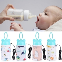 USB Baby Bottle Warmer with Thermostat, Low Voltage, Non-Toxic and Safe Heating Accessories for Car Travel.