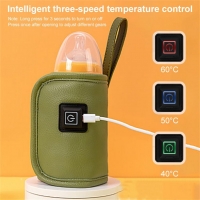 Baby Bottle Warmer Bag with USB, Safe Low Voltage and Low Current Heating for Outdoor Feeding