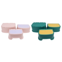Sturdy 3-Pack Kids Step Stool for Bathrooms, Kitchens and Toilets