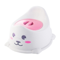Portable Baby Potty Training Seat with Backrest and Cute Design for Boys