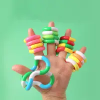 1/3/5Pcs Fun and Educational Twist Music Puzzle Toys for Kids-Vent Deformation Rope Knot Pressure Adult Stress Relief Toys