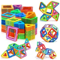 Magnetic Building Blocks DIY Magnets Toys STEM Toys Construction Toys Learning Educational Magnet Toys, Puzzle Birthday Gifts