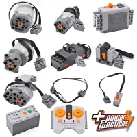 Technical Motor Power Functions Parts IR Speed APP Remote Control Battery Box Servo Light Receiver PF Car Building Blocks Bricks