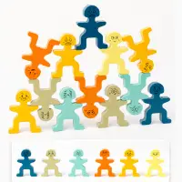 Early educatio Children Education building Block Toy Wooden Balance Blocks Toy brand high quality kids  Exercise hands-on skills