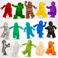 Children's Toy Building Block Figure 1.77 Inch High Collectible Miniature Plaything for Kids