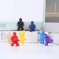 6-Piece Building Block Figure Set – Mini Collectible Toy People with Accessories