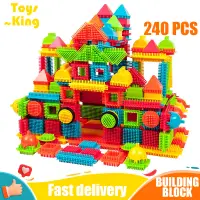 144PCS Building Block Children's Bristle Shape Brick Intellectual Modeling Interactive Parent-Child Assembly Diy Educational Toy