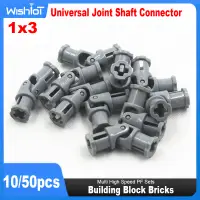 10/50pcs Building Block Bricks MOC Technical Part 1x3 Universal Joint Shaft Connector 61903 4525904 62520c01 Toys for Kid