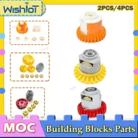 2PCS/4PCS Differential Gears Technical Blocks Parts JM0096 Assembled MOC 69761/69762 65414/65413 Modified Bricks Toy Accessories