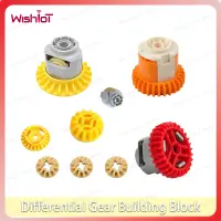 5PCS/8PCS Differential Gears Building Blocks MOC Technical Parts Compatible Bricks Child DIY Modified Toys Accessories