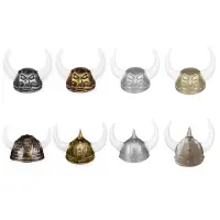 VikingHelmet Cosplay Costume Accessories Hat Drama Play Stage Props Horned Hat