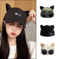 Creative Summer Visor Sunglasses Hat Outdoor Fun Festival Party Children Adults Sunglasses Toy Hats Novelty Gift Beach Cap