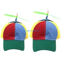 J2FF Colorful Detachable Propeller Hat for Kids Adult Festival Holiday Baseball Hat