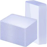 20pcs Hard Plastic Card Sleeves Loaders Album Display Baseball Trading Yugioh Card Protector Folder Playing Game Binder Holder
