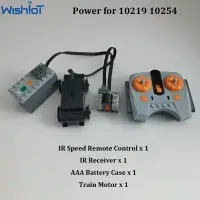 Technical MOC Power Functions 88002 Train Motor Kit legoeds-compatible 10219 10254 IR Speed Remote Control Receiver 8879 8884