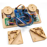 Draw Wall Painting Robot with Cable Plotter for Arduino Robot DIY Kit Polar Graph with Motor for UNO Programmable Robot Starter