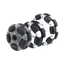 58mm 82mm Aluminum Alloy Omni Wheel 12Kg 15Kg Load Plastics or Metal Wheel ROS Programmable Platform Omnidirectional Sport Wheel