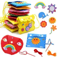 Sew Your Own Purses Sewing Bags Kit Kids Craft Girls Beginners Supplies Party Favors Group Activities Project for Preschool Gift