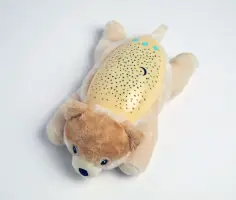 Baby Plush Sleep Toy with Projector Night Light, 5 Lullabies for Babies Toddlers Birthday Newborn Baby Halloween Christmas Gift