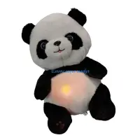 090B Practical Baby Sleep Panda Toy with Breathing Motion and Soothing Light