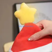 J2FF Multipurpose Christmas Stuff Toy Comforting Sturdy Plush Portable Accessory for Kids and Adults Relaxation