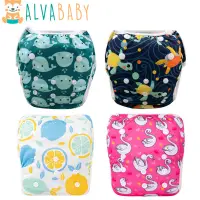 U PICK ALVABABY Reusable Swim Diaper Fashion Swimming Nappy for Baby Under 1 year Old