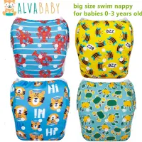 U Pick ALVABABY Big Size Swim Diaper Reusable Swim Nappy Fashion Swimsuit Cool for Babies 0-3 years Old