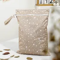 Elinfant New Recycled Fabric Wet Dry Bag For Beach,Gym,Pool, Waterproof Diaper Bag, Reusable Storage Pouch For Swimsuits