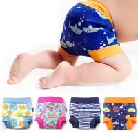 Baby Leakproof Swimming Diaper Newborn Baby High Waist Swim Nappies Washable Sunproof Baby Swimwear Cloth Nappys