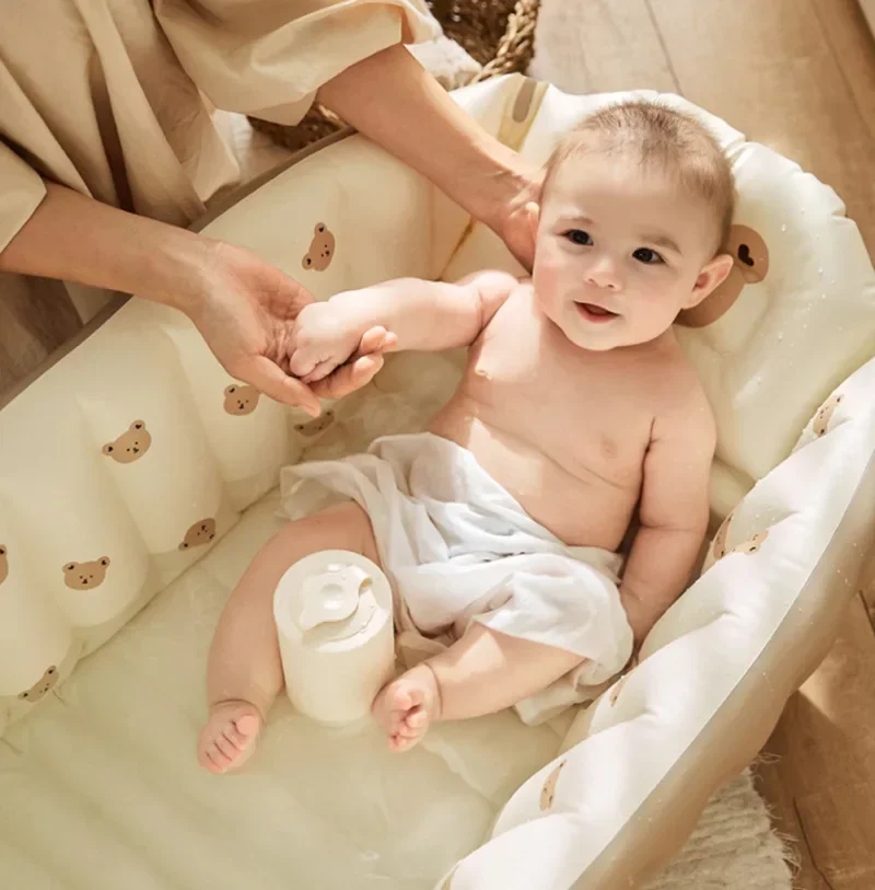 Baby Inflatable Bathtub Indoor Children's Swimming Pool Children's Inflatable Bathtub  Home Bath Basin