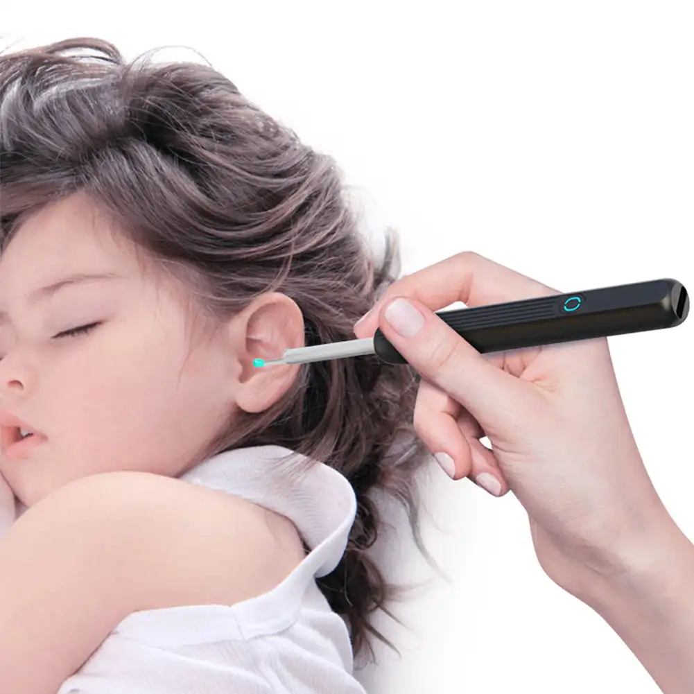 HD Intelligent Wireless Visual Earpick Rechargeable Luminous Earpick Ear Endoscope Ear Wax Removal Tool Kid Ear Cleaning Care