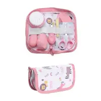 6PCS/Set Baby Health Care Kit Kids Nail Hair Health Care Grooming Brush Clipper Teether Toothbrush Baby Essentials