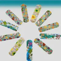 50/80pcs Lot Band Aid Waterproof Wound Patches Kawaii Cute Cartoon Patterned Plasters Curved Strips Healing Adhesive Bandages